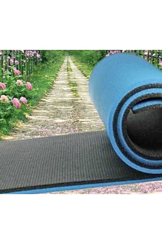 Pilates Matı Spor Matı Çift Taraflı Kalın Mat Kamp Minderi pembe mavi sarı