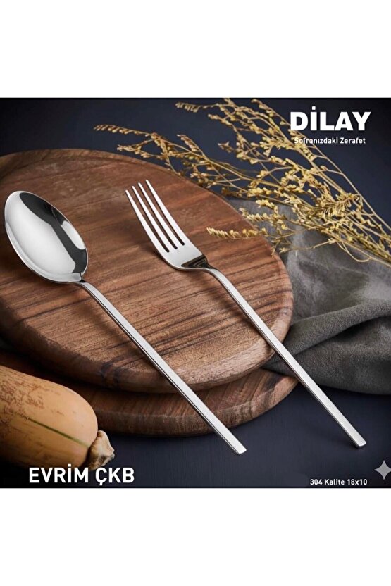 Luis Evrim 60 Pç Çatal Kaşık Seti