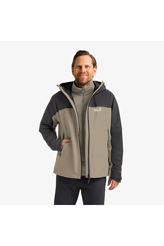 WILD PLACES 3IN1 JKT M 3in1 Su Geçirmez Mont