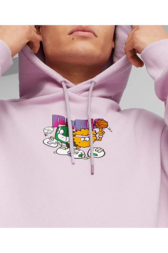 539822-98 8Enjamin Graphic Hoodie Erkek Sweatshirt