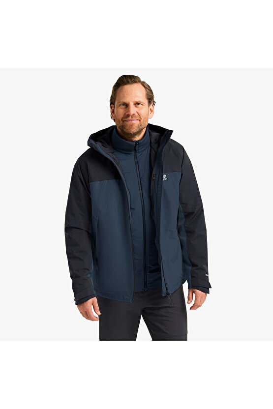 Wild Places 3in1 Erkek Lacivert Outdoor Ceket