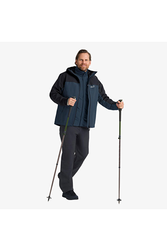 Wild Places 3in1 Erkek Lacivert Outdoor Ceket