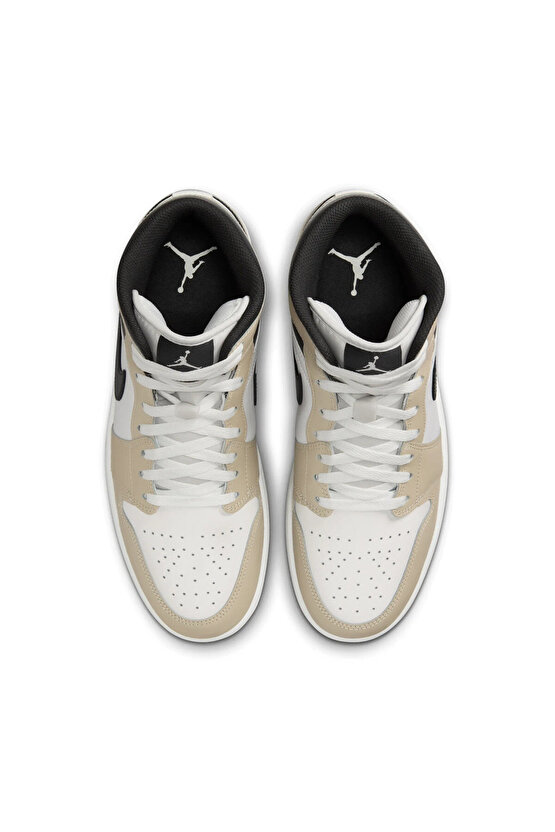 Air Jordan 1 Mid Summit White Erkek Sneaker
