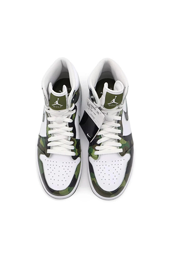 Air Jordan 1 High Golf Camo Erkek Sneaker
