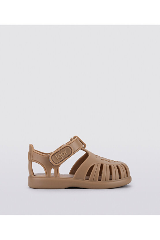 Tobby Solid Çocuk Günlük Sandalet S10271-183  Taupe