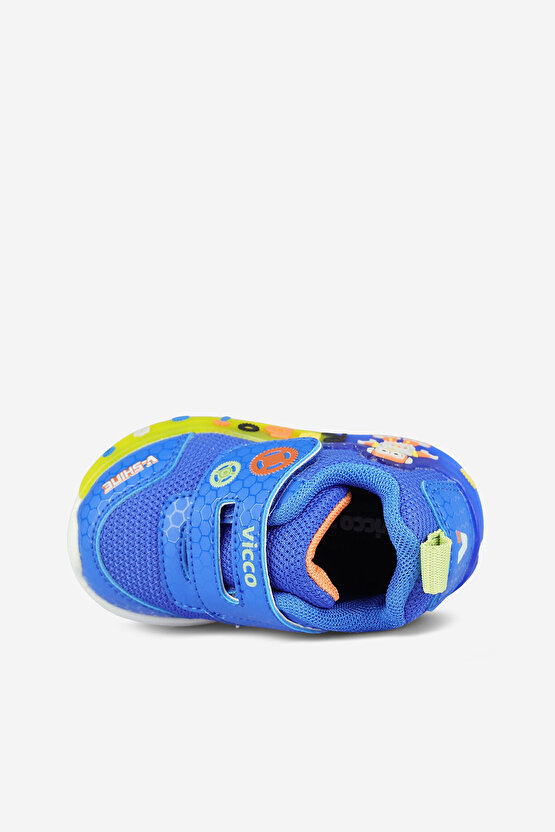 Feti Ortopedik Taban Işıklı Mavi Çocuk Sneaker