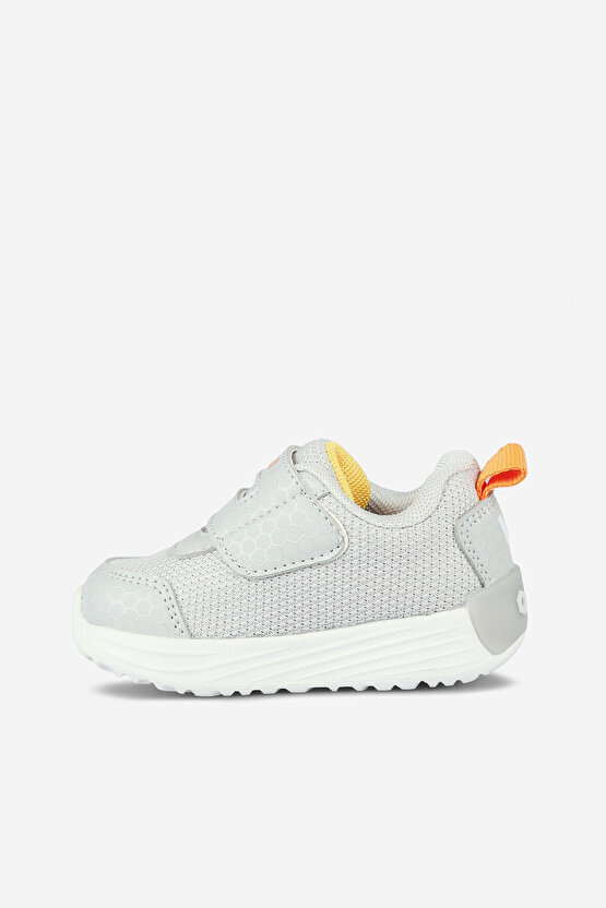 Feti Ortopedik Erkek Bebek Gri Işıklı İlk Adım Sneaker