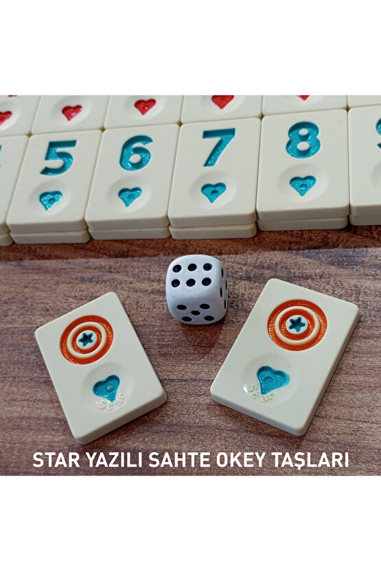 Altın Inci Ahşap Okey Takımı