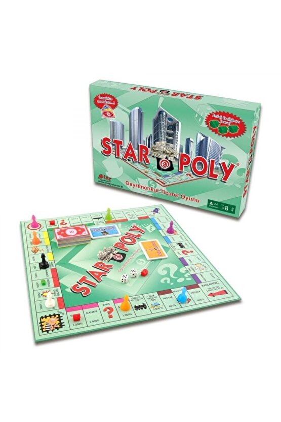 Poly Emlak Ticaret Oyunu Monopoly Monopoli Metropol Poly