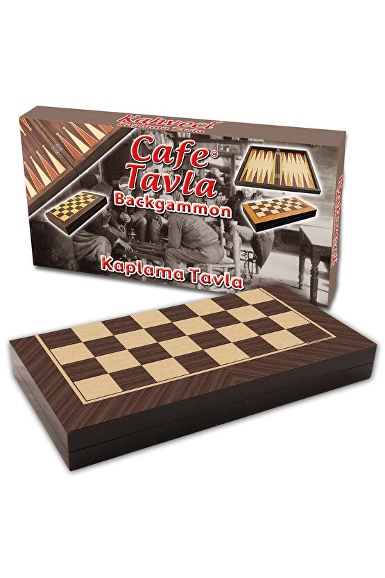 Cafe Tavla Ceviz Büyük Boy Cilalı