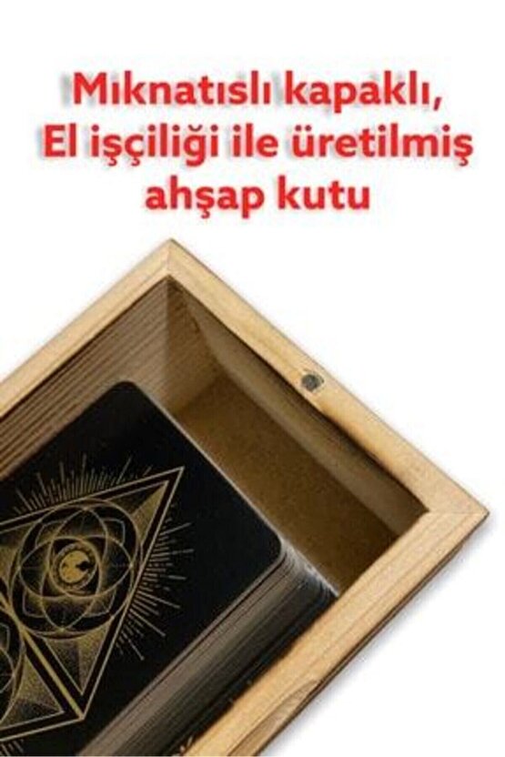 Tarot Kartları Ahşap Kutulu Ahşap Kutulu Tarot