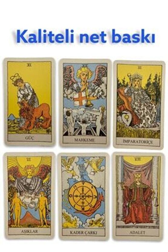 Tarot Kartları Ahşap Kutulu Ahşap Kutulu Tarot