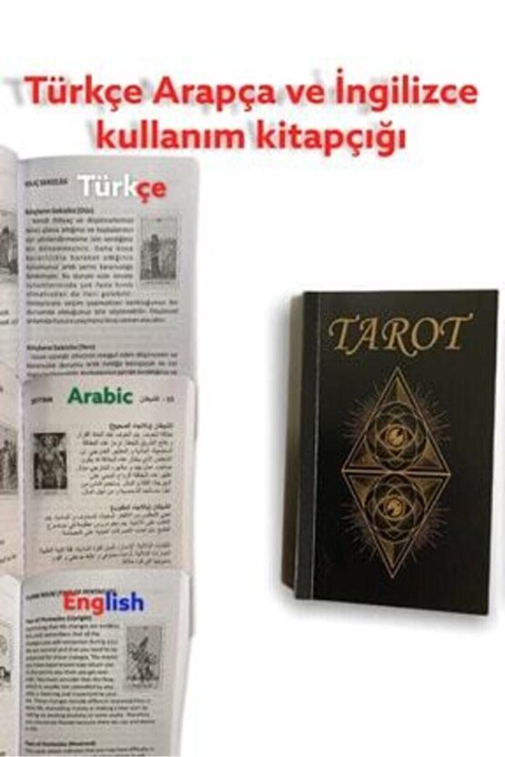 Tarot Kartları Ahşap Kutulu Ahşap Kutulu Tarot