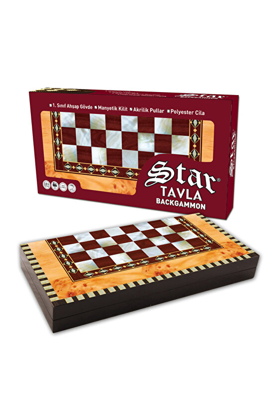 Star Polyester Sahra Tavla Büyük Tavla