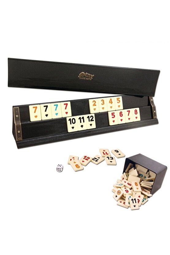 STAR SİYAH İNCİ OKEY PREMİUM 4 ADET SET
