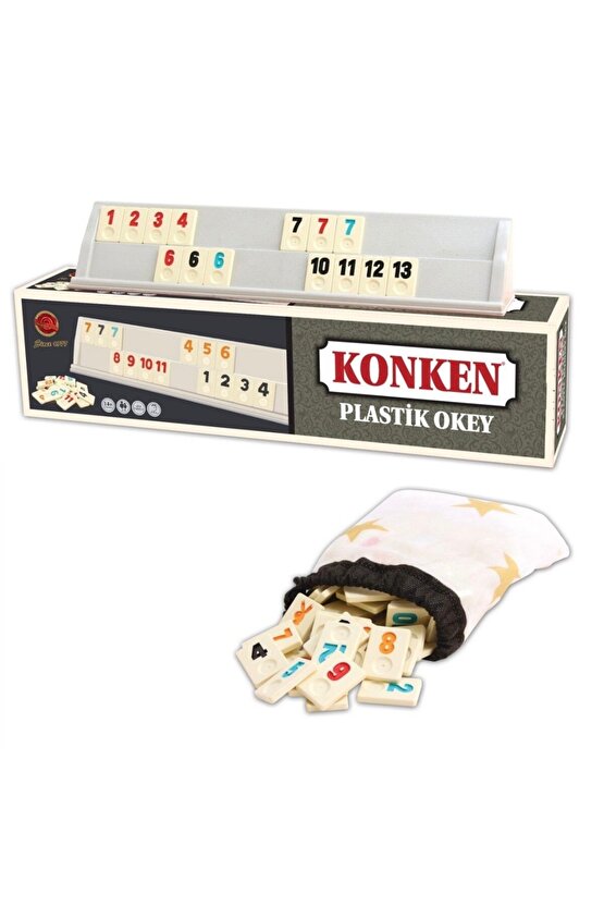 STAR KONKEN PLASTİK OKEY VE PLASTİK 3’LÜ OYUN