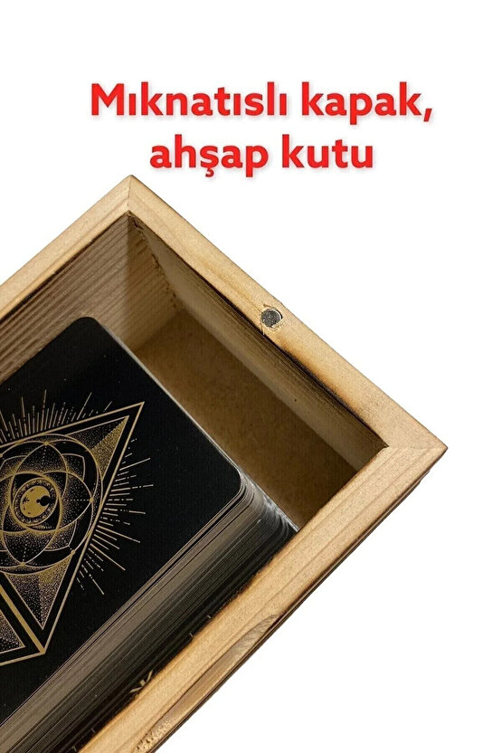 Tarot Oyun Kartı Ahşap Kutulu 1066683