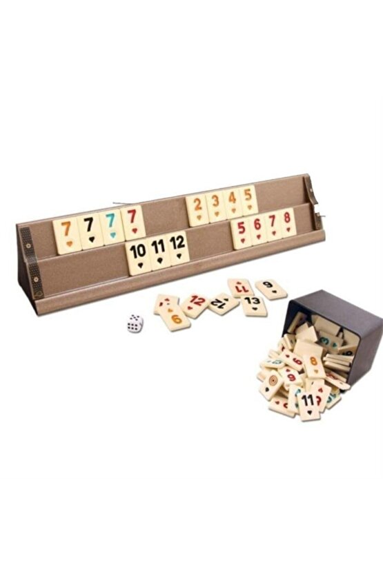 Star Süper Lüks Runny Set Golden Pearl Altın Inci Okey Takımı