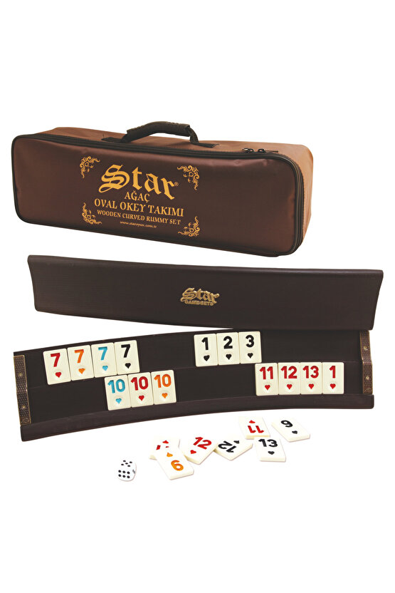 STAR OVAL AĞAÇ OKEY TAKIMI