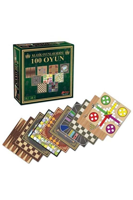 100 Classic Oyun Seti 100 Klasik Oyun Kızma Birader Satranç+