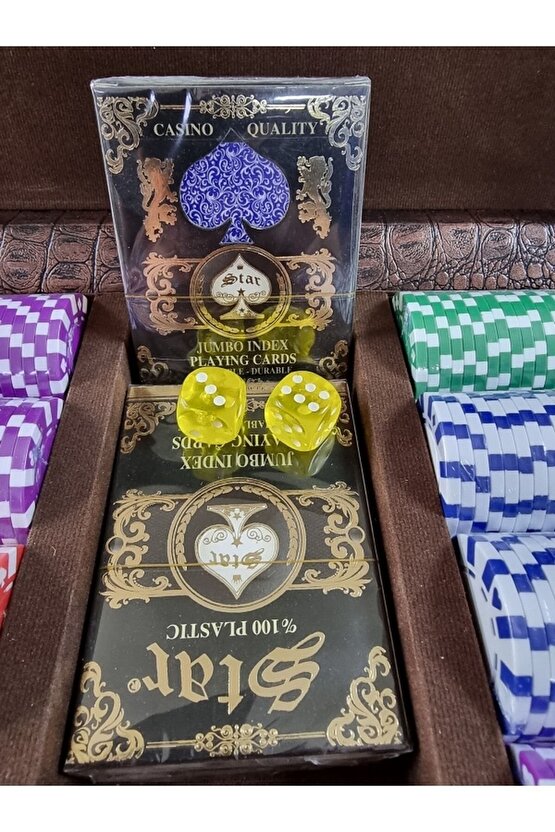 Deri Çanta Poker Çipi 300lük
