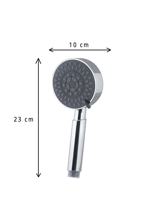 Yağmur Mafsallı Banyo Duş Seti 3 Su Akış Modu Duvara Askılı Tepe Duş Başlığı Takımı