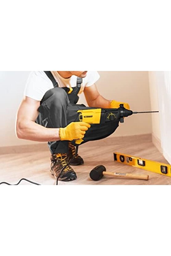 RTM226 26 mm 800 Watt SDS Kırıcı Delici Matkap, Yeşil polyspark 1184728