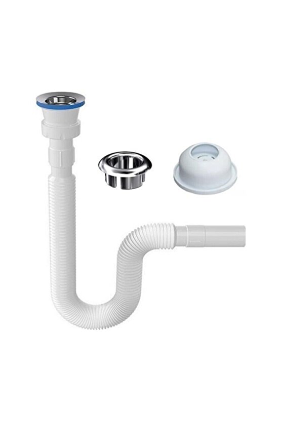 Lavabo Sifon Seti (lavabo Sifonu Lavabo Yüzüğü Adaptör Conta)