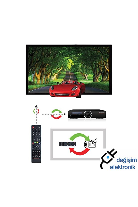 Redline Ts 7000 Hevc Akıllı Uydu Kumandası Orjinal