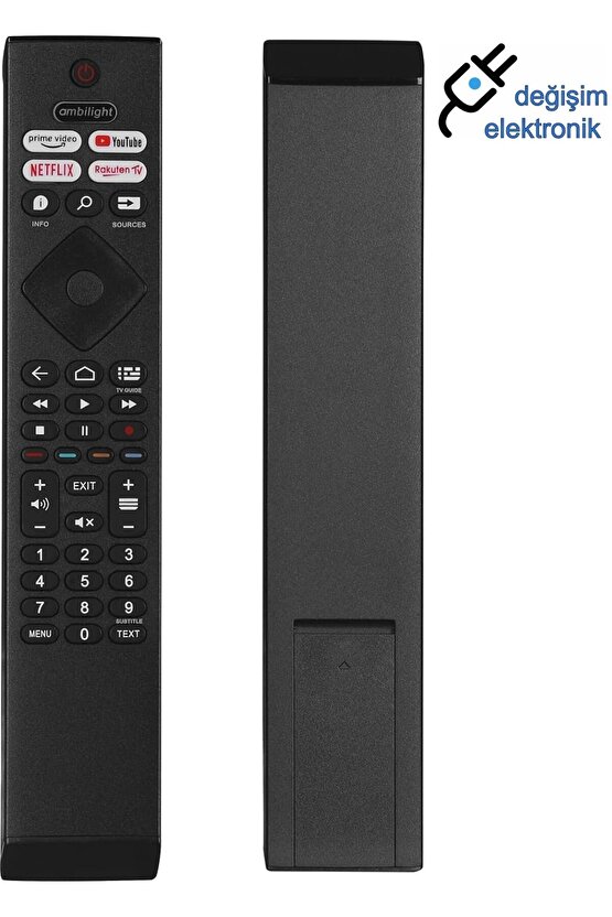 Philip s 50Pus811862 Led 4K Ambilight Tv Kumandası Mikrofonsuz
