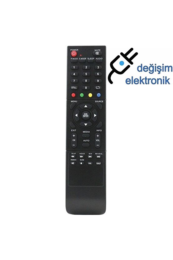 Axen Ax048ldv59-fm Led Tv Kumandası