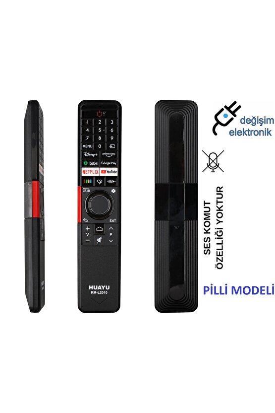 Vestel 65Uv9750 Smart Vidaa Tv Kumandası