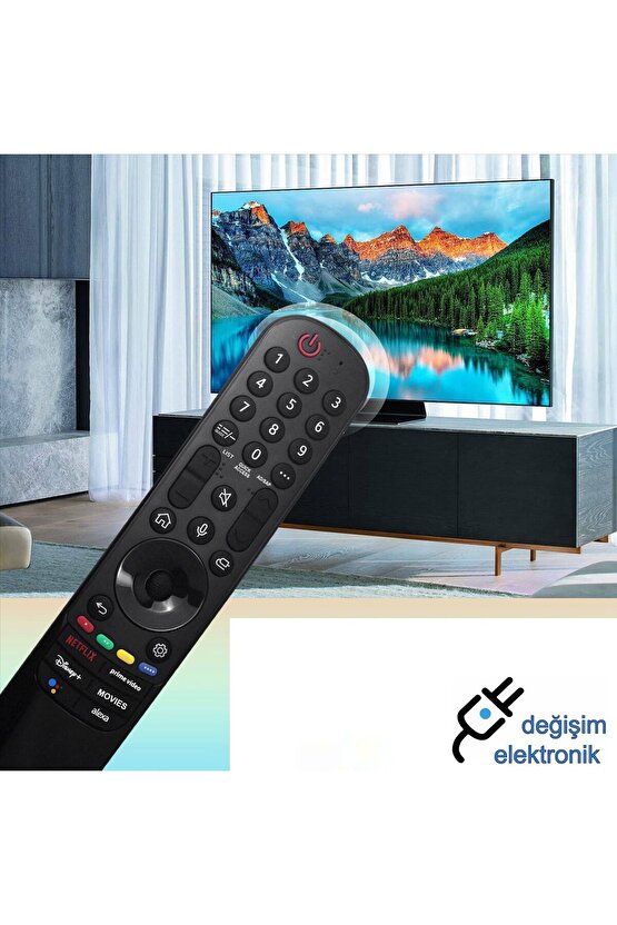 Sihirli Lg Akb76039904 Smart Led Tv Kumandası Mikrofonlu