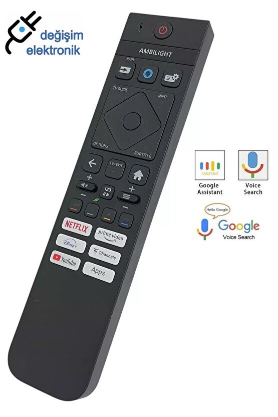 Philips 65Pus834962 4K Ambilight Tv Kumandası