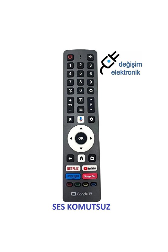 Conti Ct65Gt300U Google Tv Kumandası Mikrofonsuz