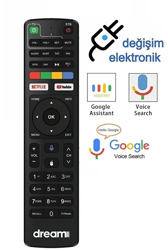 Dreamstar İ4 Android Tv Box Kumandası