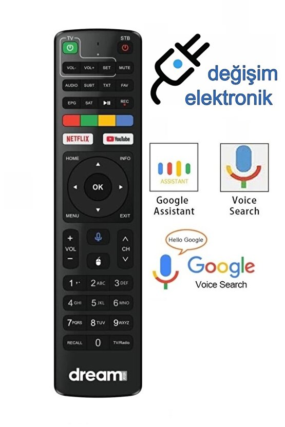 Dreamstar A2 Android Tv Box Kumandası