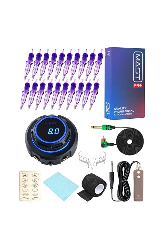 1 Set P10 Kalıcı Makyaj Power Supply Cihaz (PINK) Resimde ki Ürünler Gönderilir