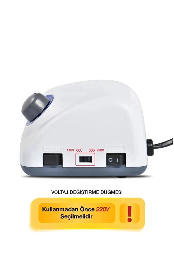 Mikromotor Elektrikli Törpü Makinesi (TIRNAK TÖRPÜ MAKİNESİ) 35000 Devir (ORJİNAL)