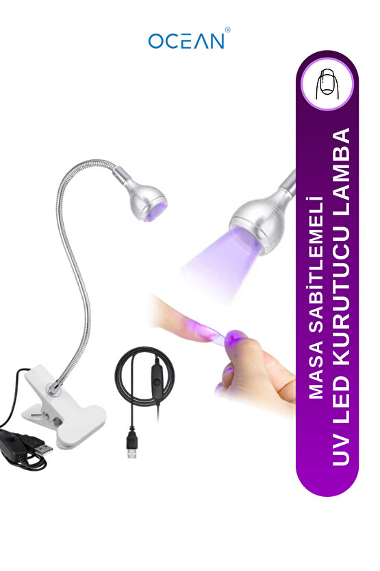 Uv Led Kurutucu Lamba Masa Sabitlemeli Jel Tips Oje Kurutucu Led Lamba