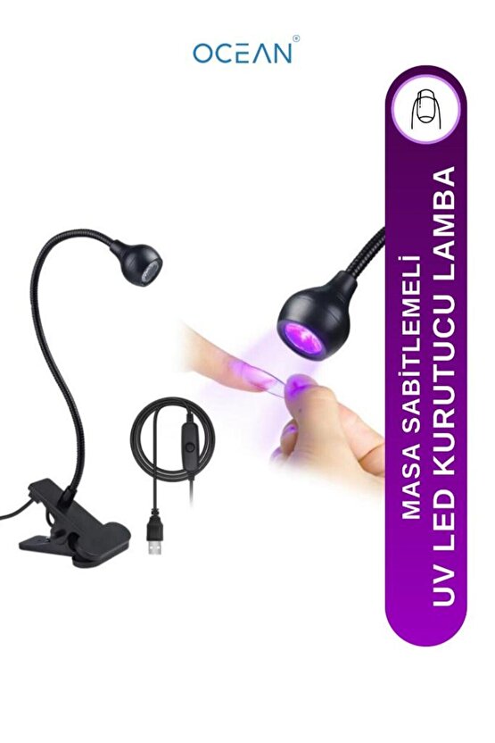 Uv Led Kurutucu Lamba Masa Sabitlemeli Jel Tips Oje Kurutucu Led Lamba