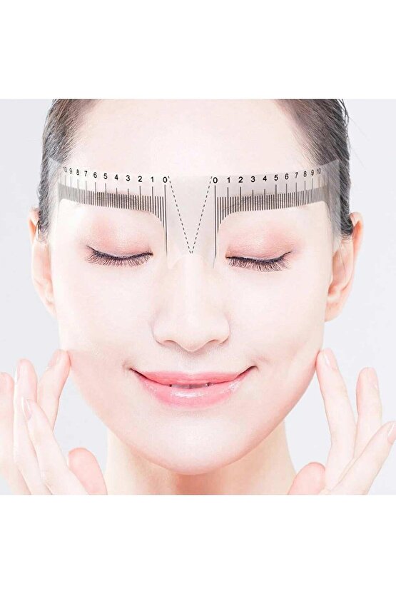 Microblading Kalıcı Makyaj Plastik Kaş Ölçüm Cetveli