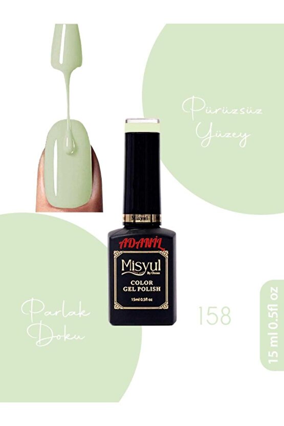15 ml Misyul Profesyonel Kalıcı Oje Mis-158