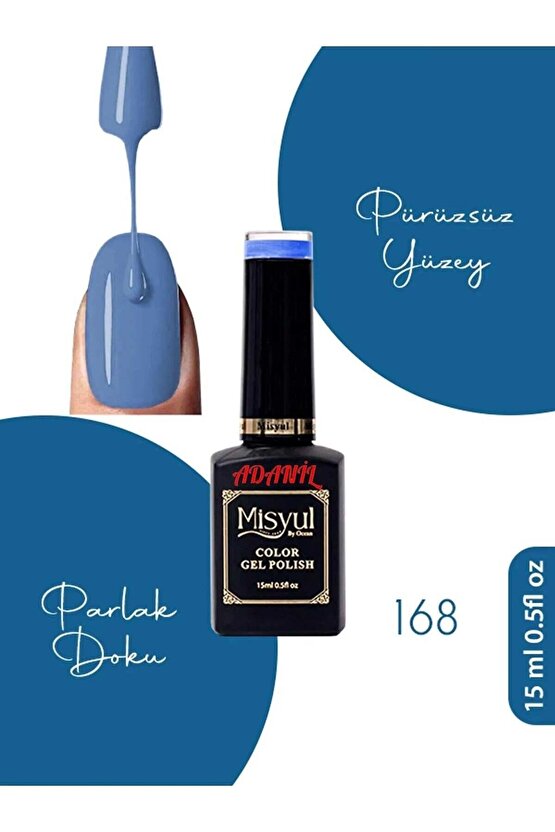 15 ml Misyul Profesyonel Kalıcı Oje Mis-168