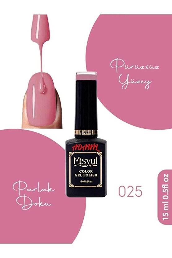 15 ml Misyul Profesyonel Kalıcı Oje Mis-025