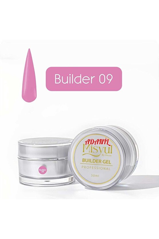 Misyul 30 ml Profesyonel Builder Gel 09 Ultra Pembe