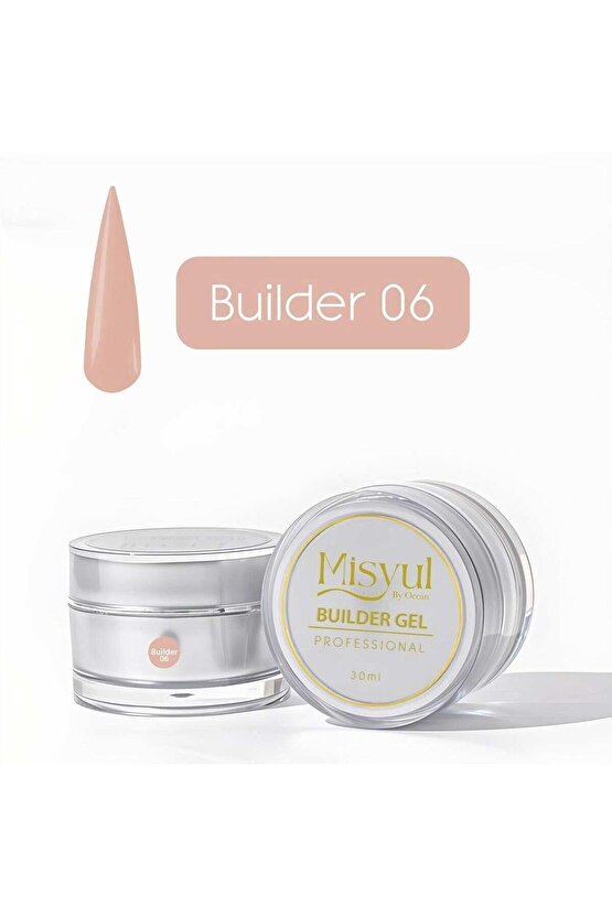 Misyul 30 ml Profesyonel Builder Gel 06 Kahve Nude