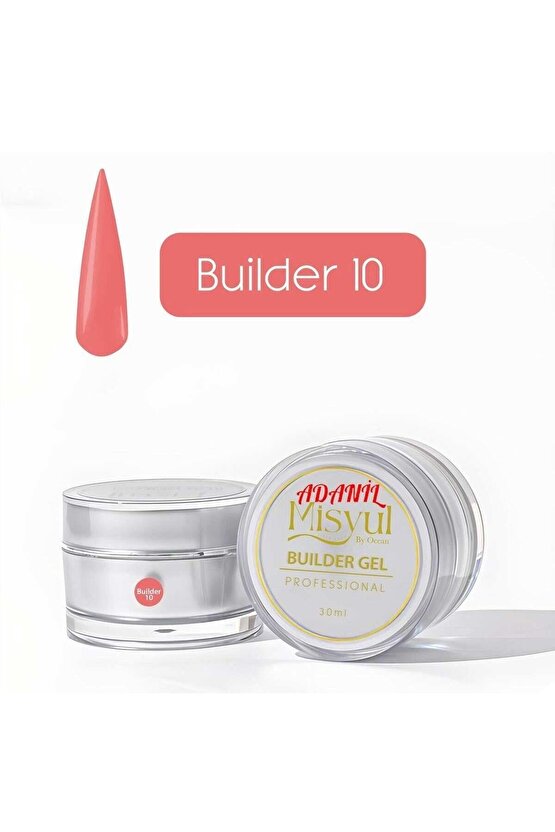 Misyul 30 ml Profesyonel Builder Gel 10 Kırmızı