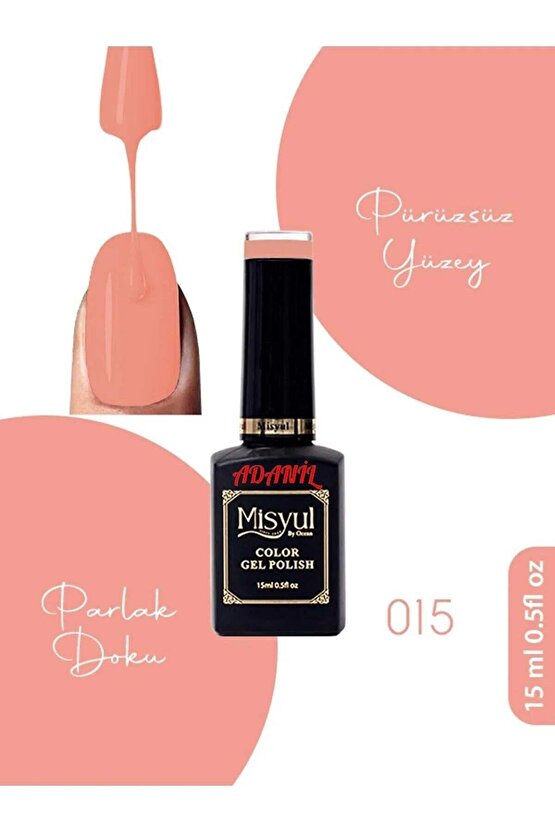 15 ml Misyul Profesyonel Kalıcı Oje Mis-015