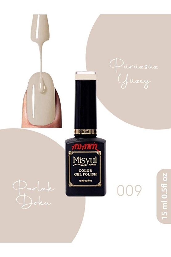 15 ml Misyul Profesyonel Kalıcı Oje Mis-009